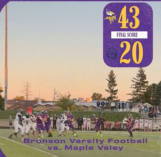 Bronson runs past Maple Valley 43-20